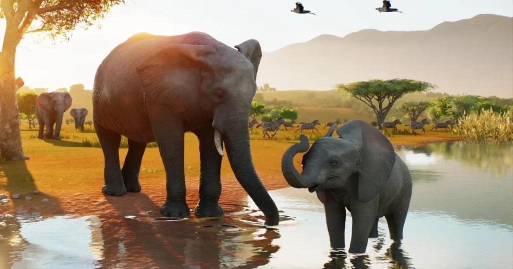 Planet Zoo 2 متاحة الآن للحاسب والمنصات المنزلية مع أحواض مائية ومحميات